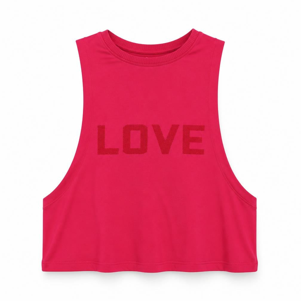 PINK Womens Pink   Basic Tank Size XS