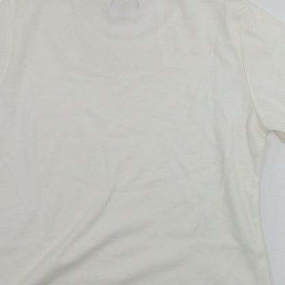 paramour  Womens Ivory   Basic T-Shirt Size M