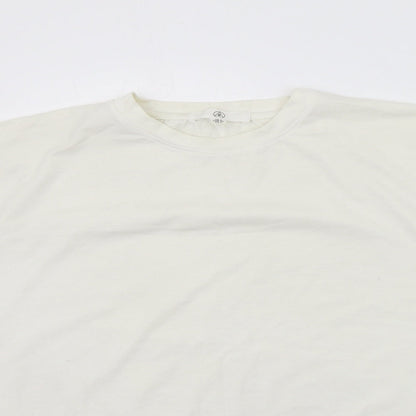 Missguided Womens White   Basic T-Shirt Size 6