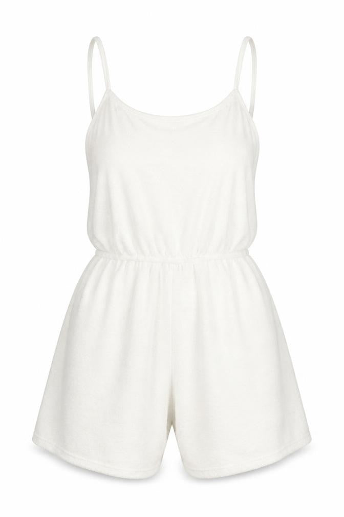 Divided Womens White   Jumpsuit One-Piece Size L