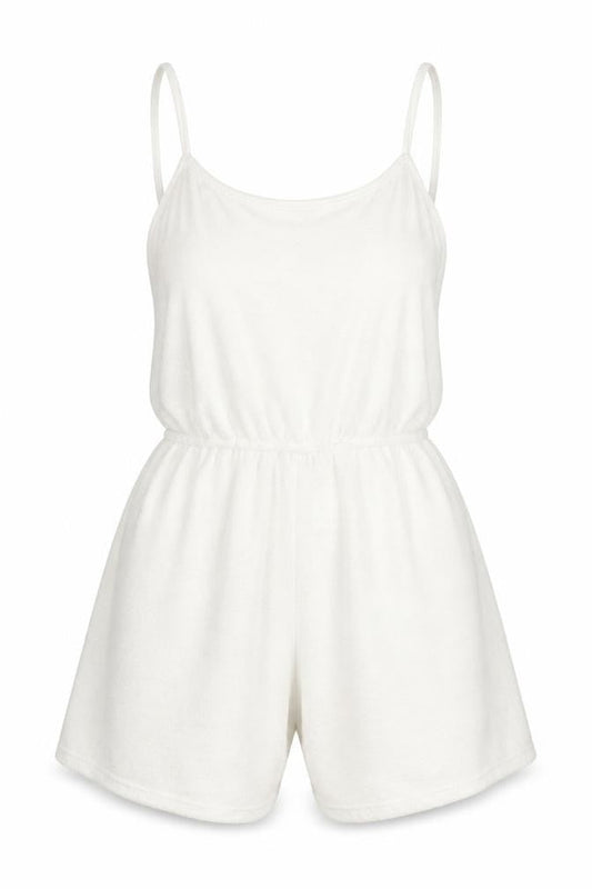 Divided Womens White   Jumpsuit One-Piece Size L