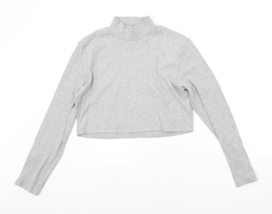Missguided Womens Grey   Basic T-Shirt Size 16
