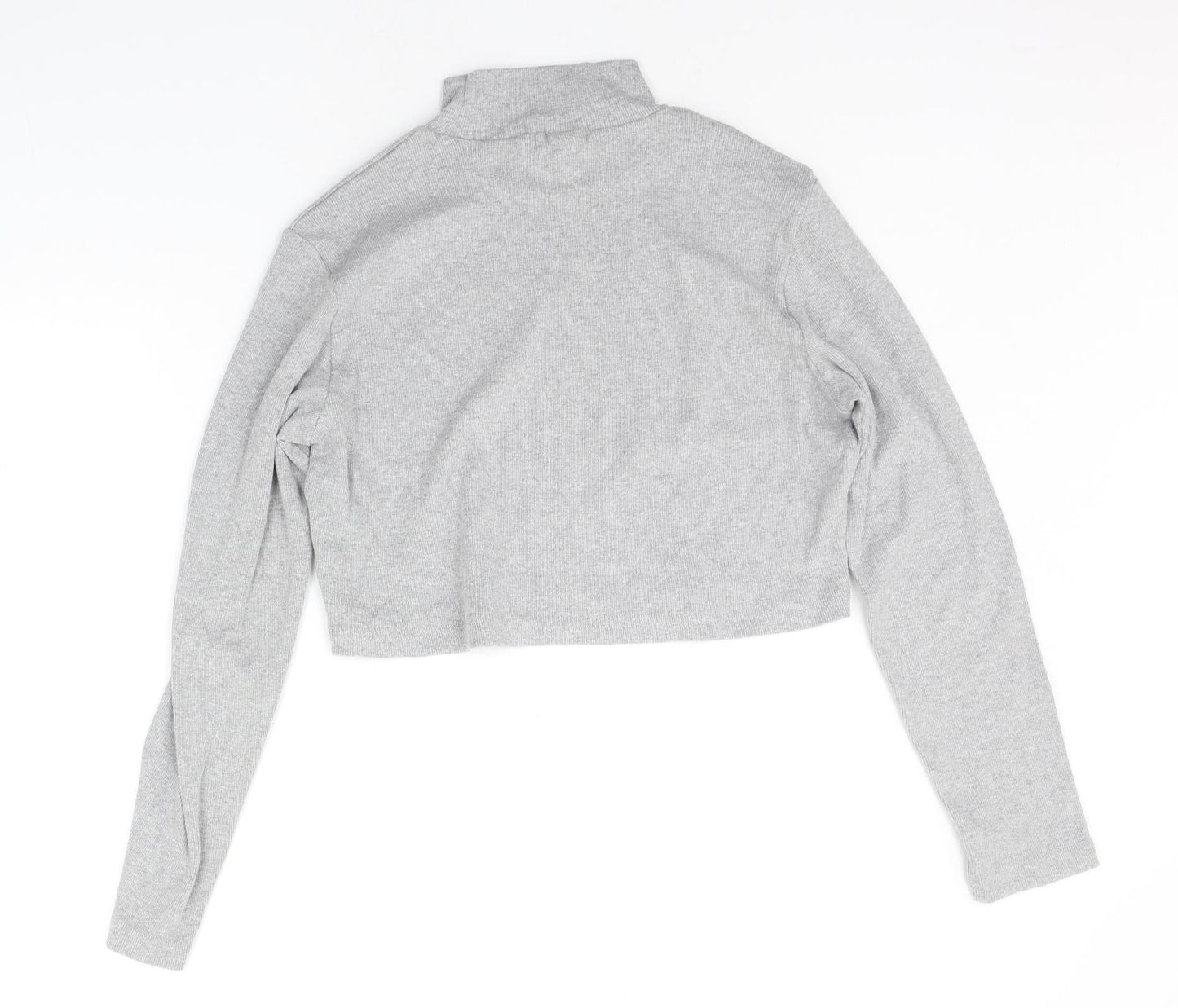Missguided Womens Grey   Basic T-Shirt Size 16