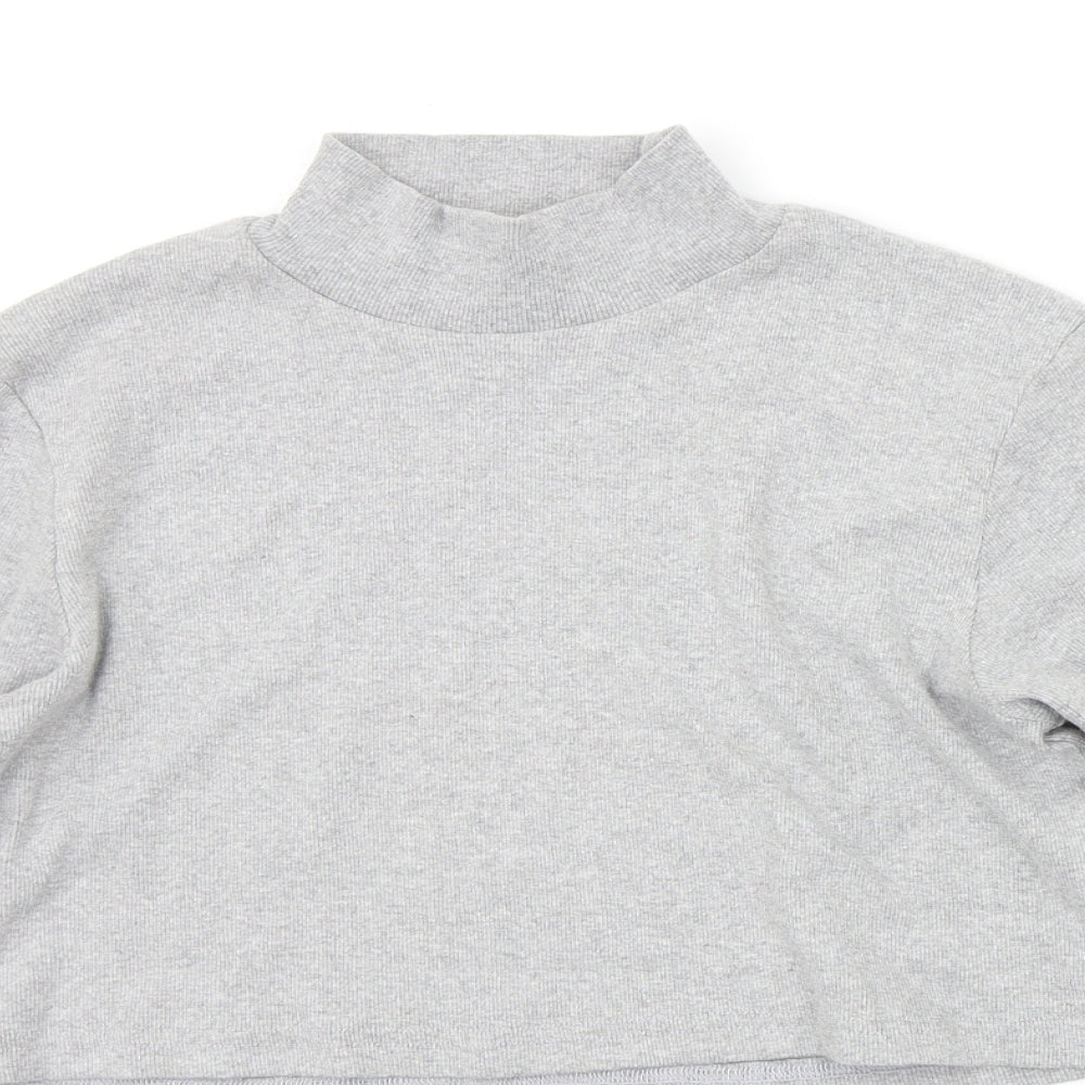 Missguided Womens Grey   Basic T-Shirt Size 16