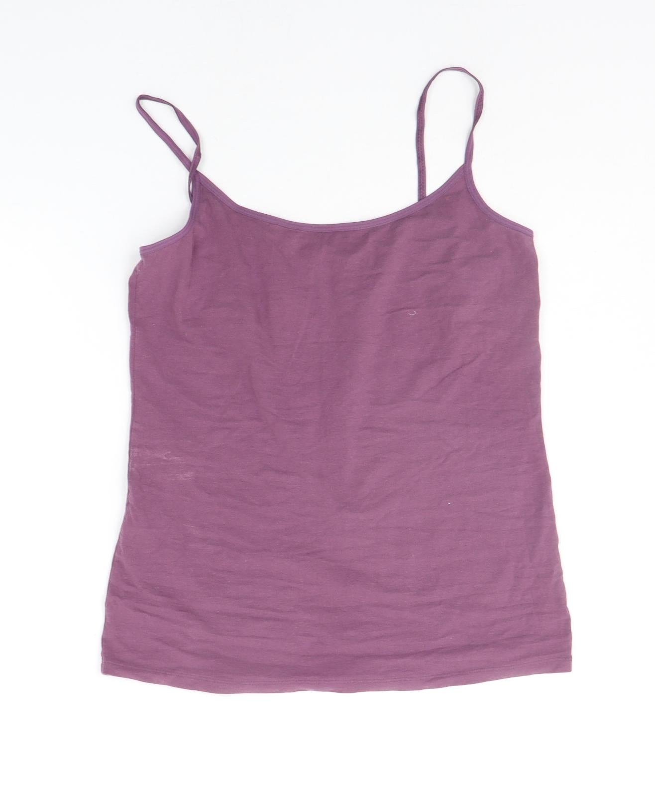 Marks and Spencer Womens Purple   Basic Tank Size 14