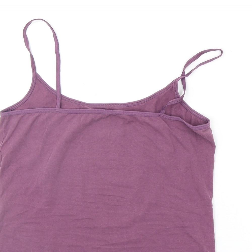 Marks and Spencer Womens Purple   Basic Tank Size 14