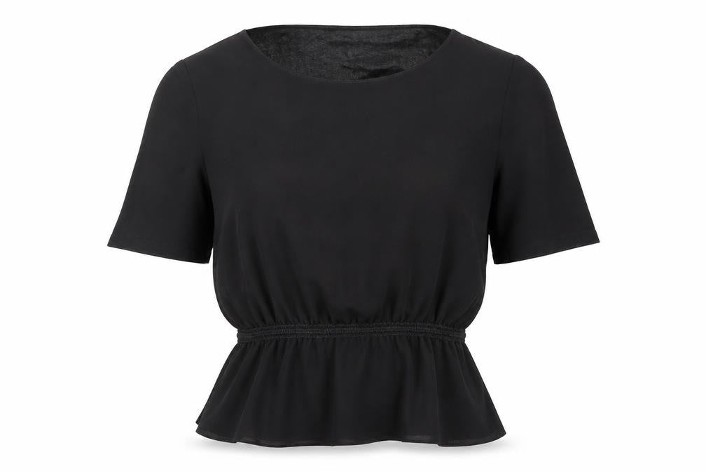 Papaya Womens Black   Basic Blouse Size 10