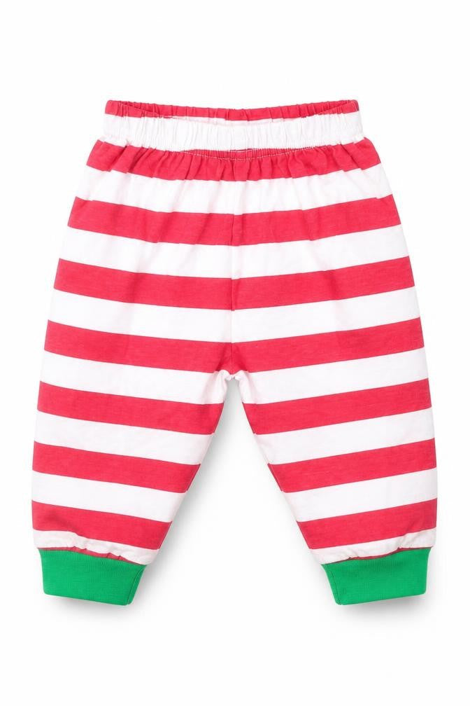 b&M Girls Blue Striped  Jogger Trousers Size 6-9 Months