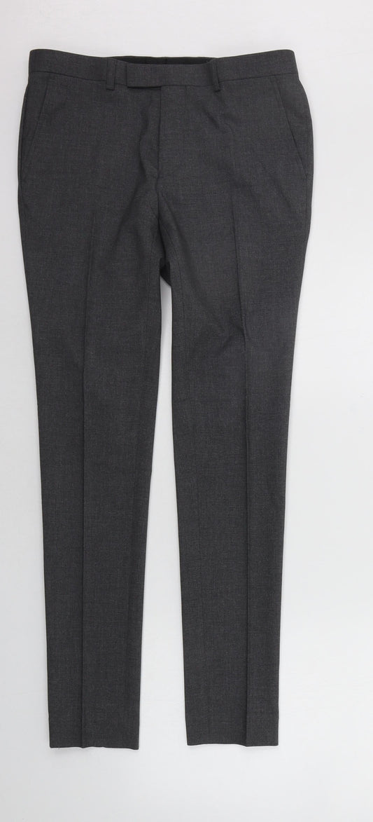 ASOS Womens Grey   Trousers  Size 28 in L30 in