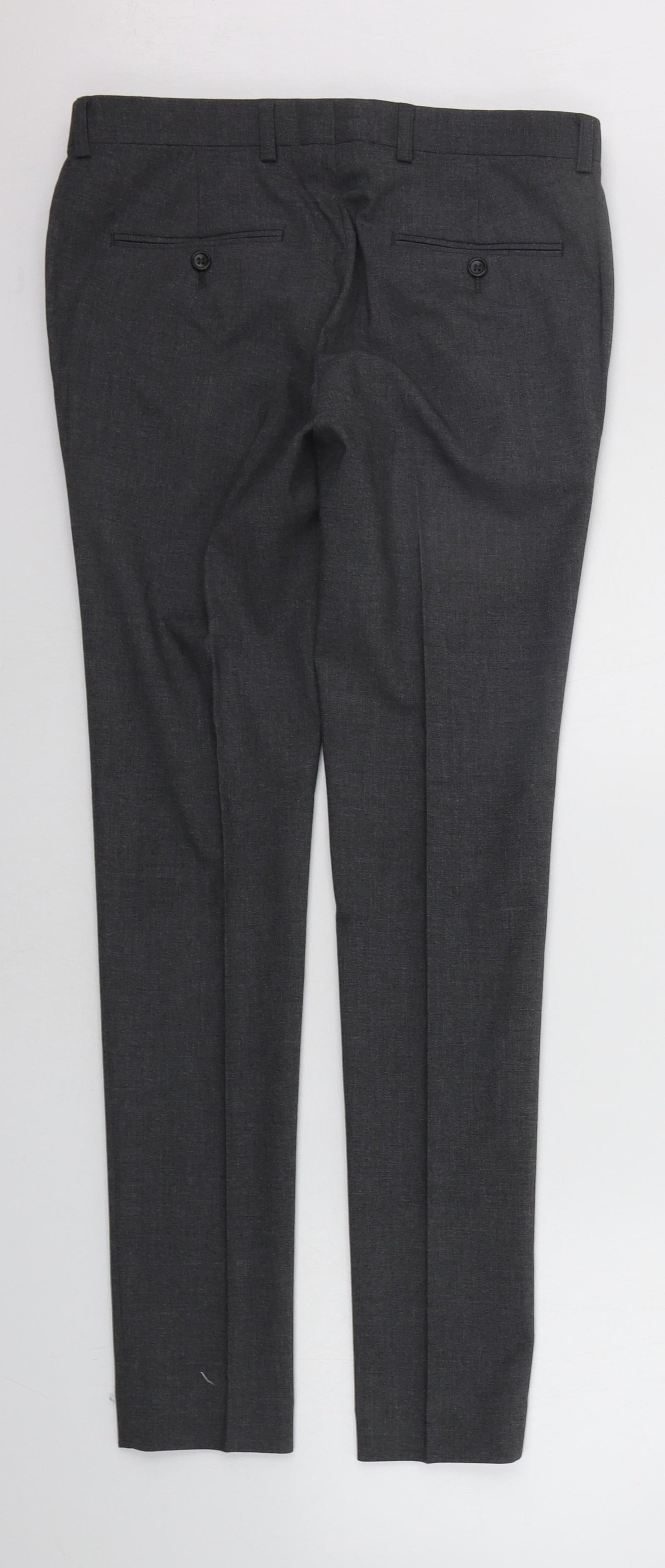 ASOS Womens Grey   Trousers  Size 28 in L30 in