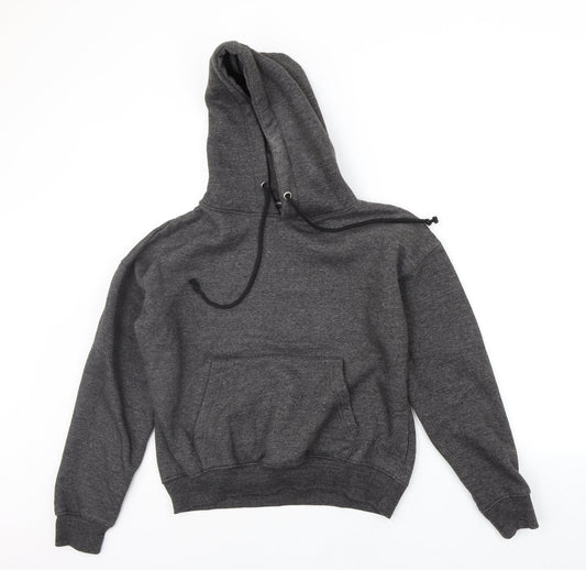 pretylittlething Womens Grey   Pullover Hoodie Size 6