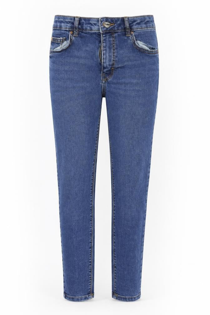 Denim & Co. Womens Blue   Straight Jeans Size 10 L25 in