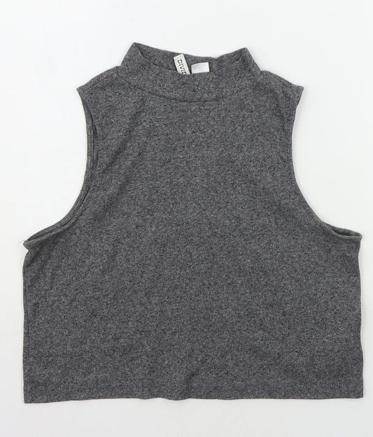 Divided Womens Grey   Basic T-Shirt Size L