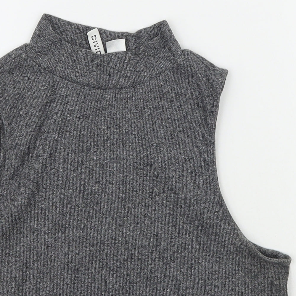 Divided Womens Grey   Basic T-Shirt Size L