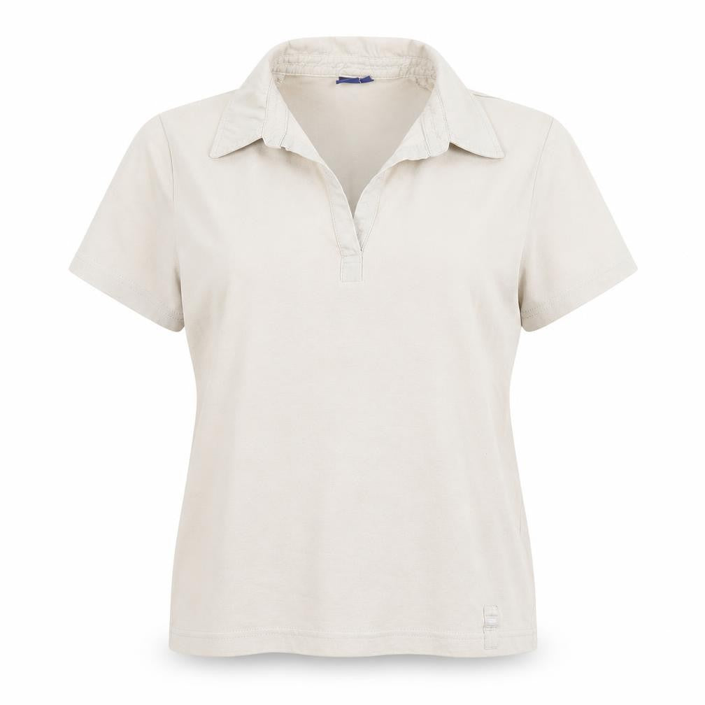 Cecil Womens Beige   Basic Polo Size L