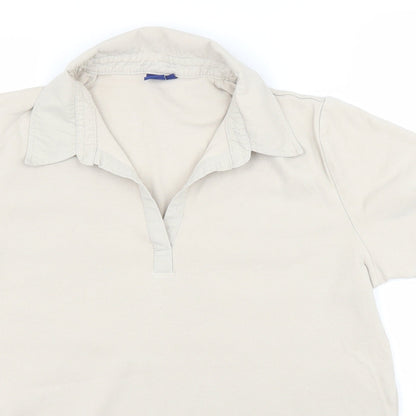 Cecil Womens Beige   Basic Polo Size L