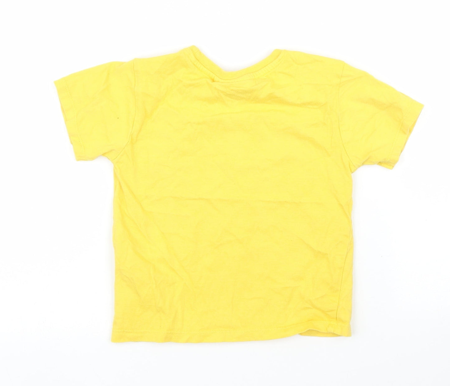 Batman Boys Yellow   Basic T-Shirt Size 3 Years