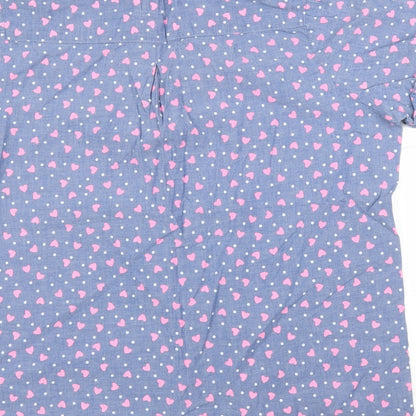 Matalan Womens Blue   Basic Blouse Size L  - PJ top