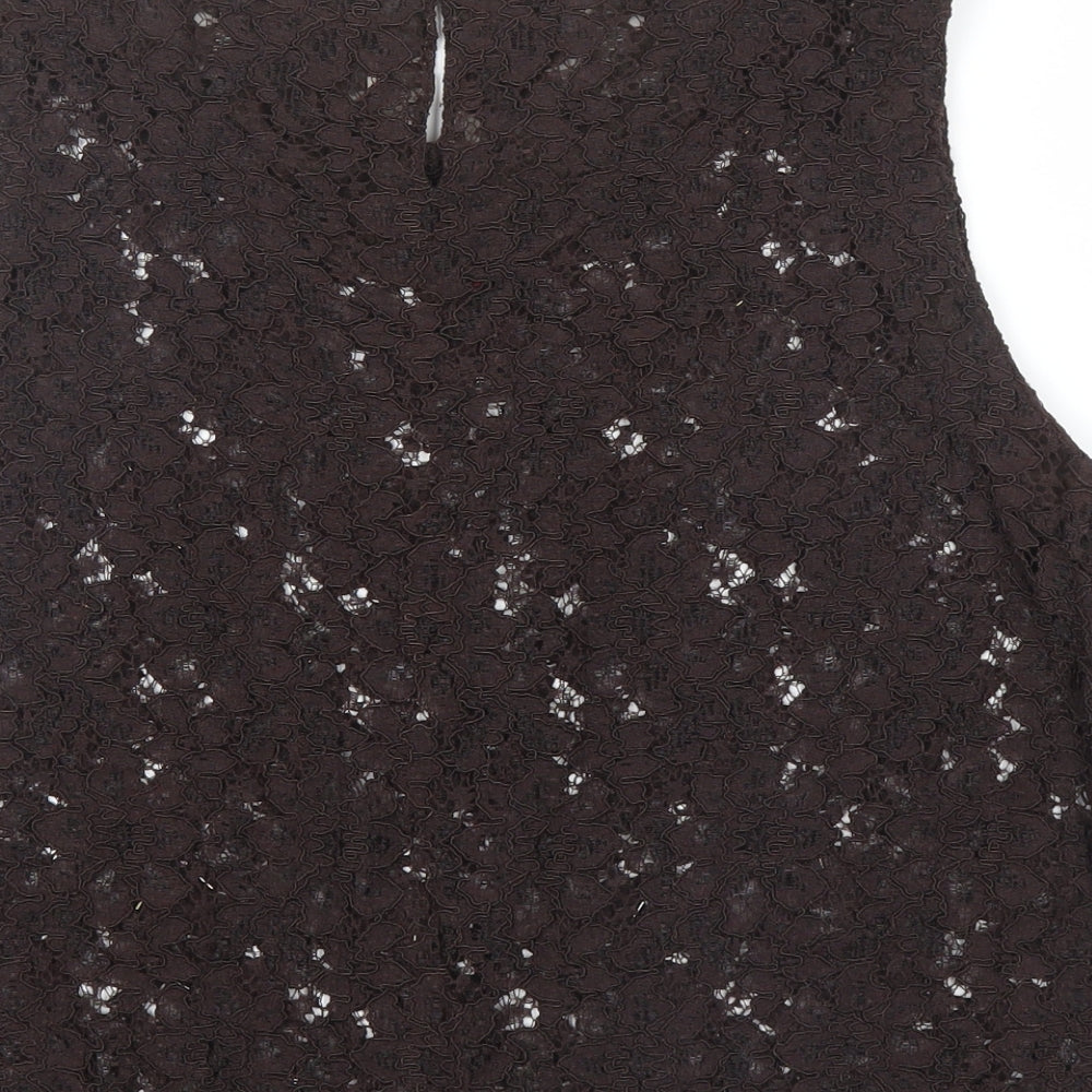 Wallis Womens Brown   Basic Blouse Size 14