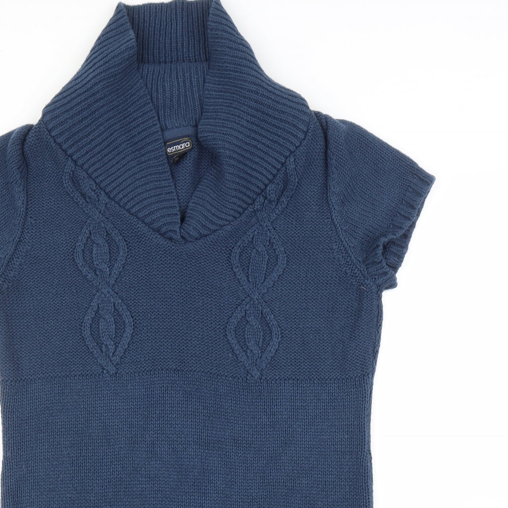 ESMARA Womens Blue   Tunic Jumper Size M