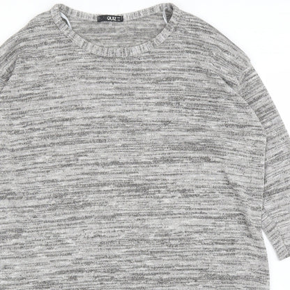 Quiz Womens Grey   Pullover Jumper Size 16
