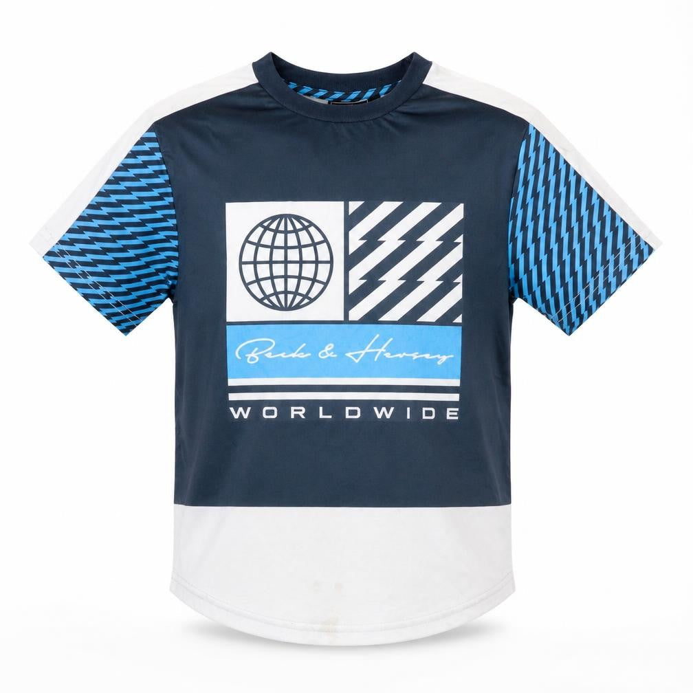 Beck & Hersey Boys Blue   Basic T-Shirt Size 9 Years