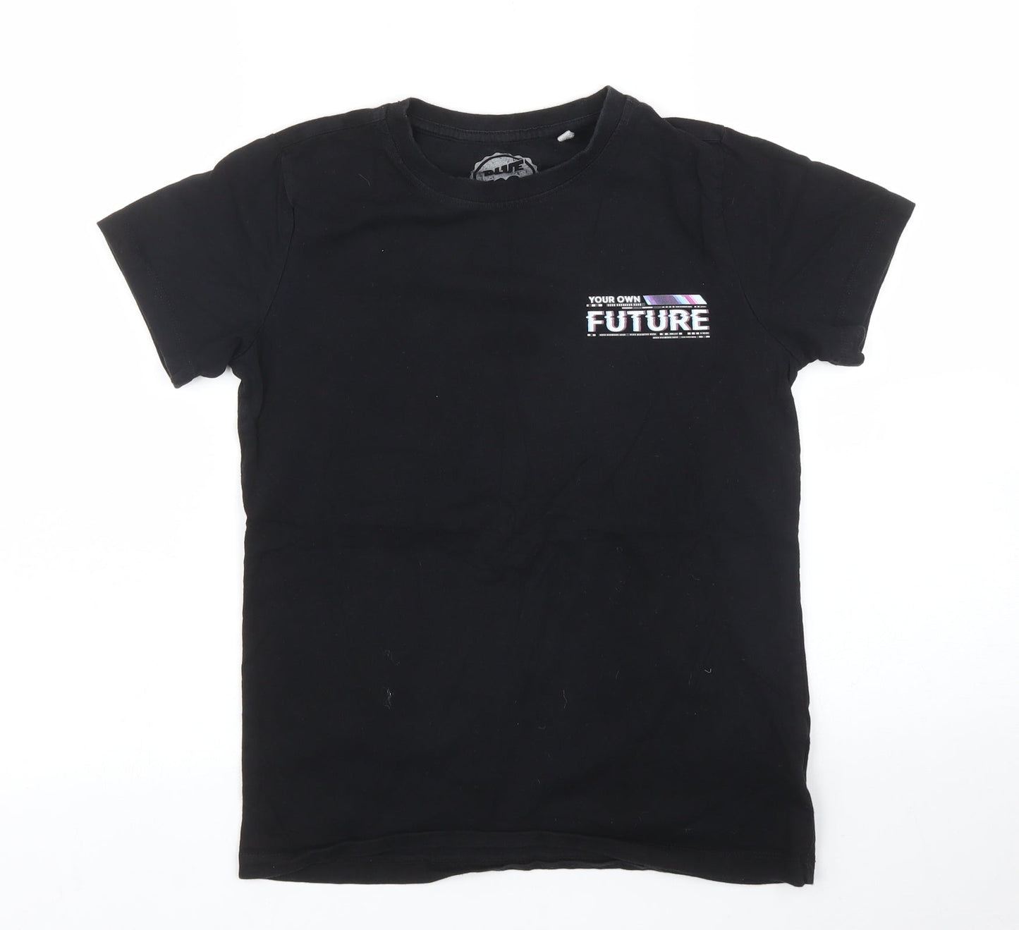 Debenhams Boys Black   Basic T-Shirt Size 10 Years