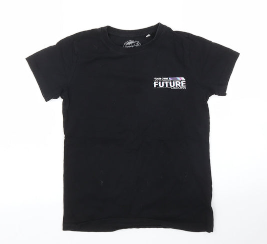 Debenhams Boys Black   Basic T-Shirt Size 10 Years