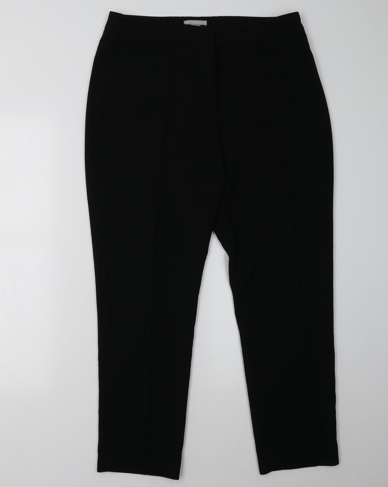 H&M Womens Black   Trousers  Size 12 L30 in