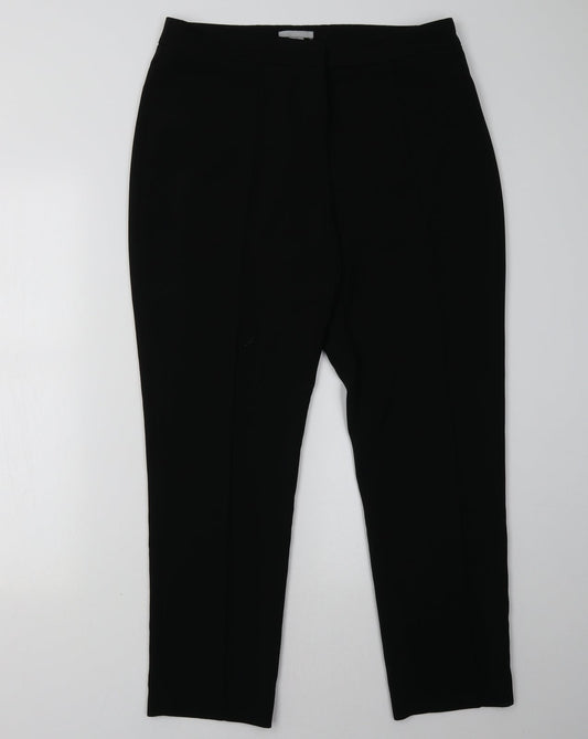 H&M Womens Black   Trousers  Size 12 L30 in