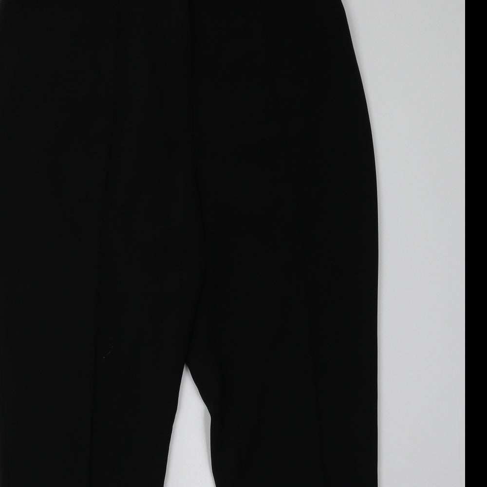 H&M Womens Black   Trousers  Size 12 L30 in