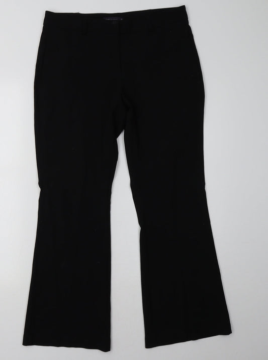 Marks and Spencer Womens Black   Trousers  Size 12 L30 in