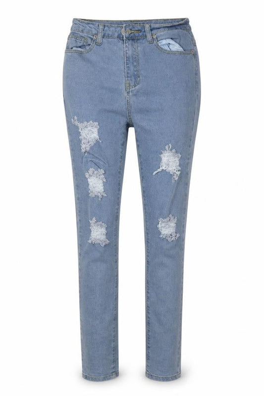 Boohoo Womens Blue  Denim Skinny Jeans Size 6 L32 in
