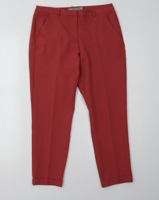 ASOS Womens Pink   Trousers  Size 6 L27 in