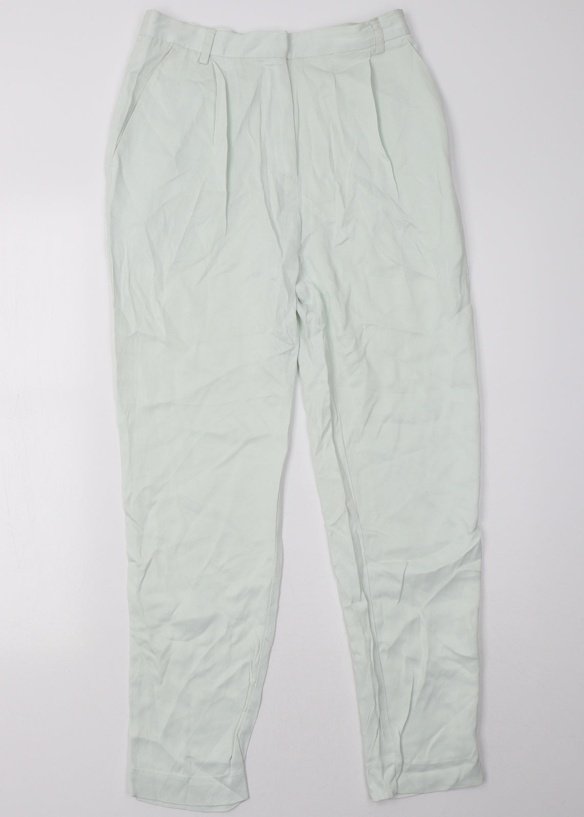 H&M Womens Green   Trousers  Size 8 L31 in
