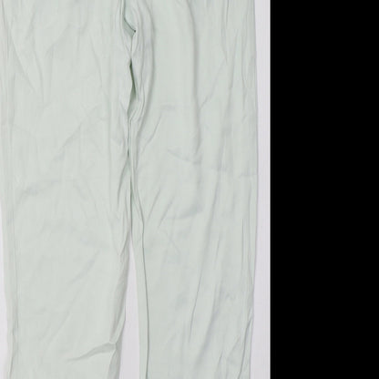 H&M Womens Green   Trousers  Size 8 L31 in