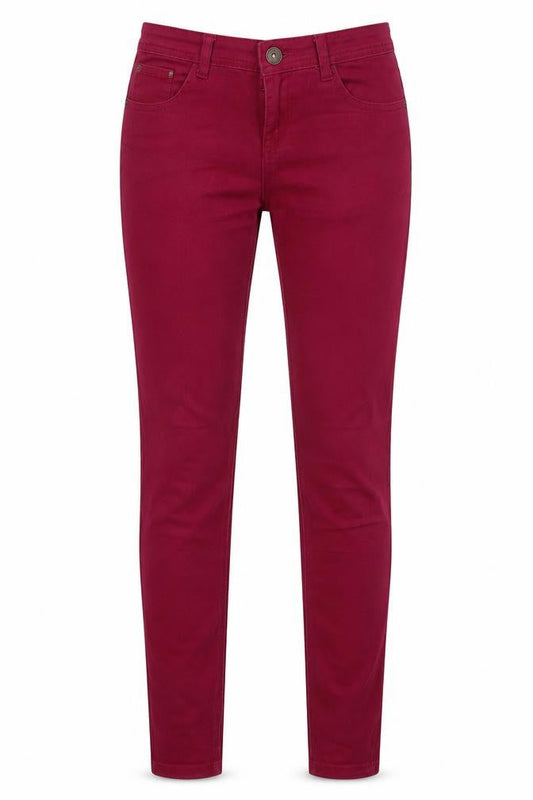 yesyes Womens Pink   Skinny Jeans Size 8 L32 in