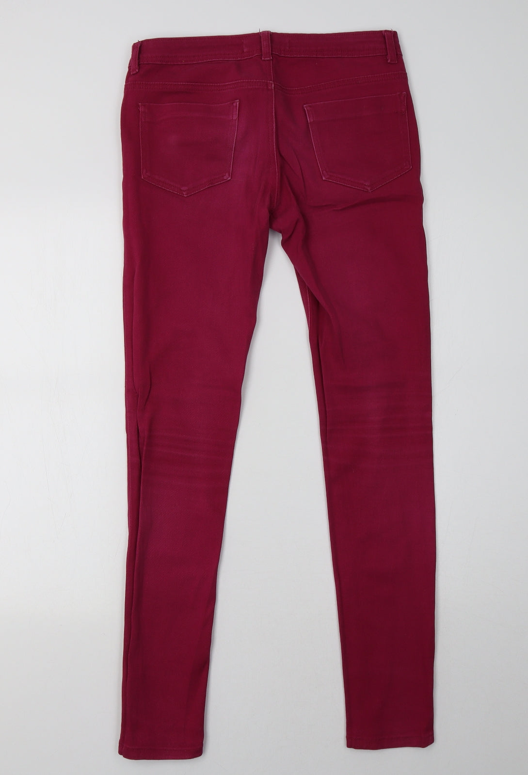 yesyes Womens Pink   Skinny Jeans Size 8 L32 in