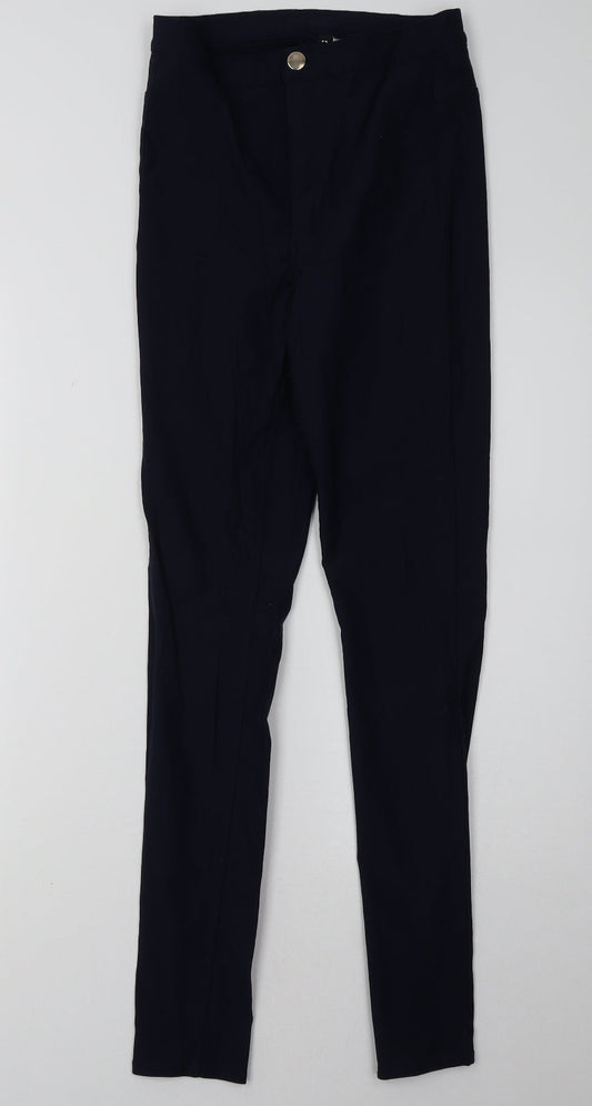 H&M Womens Blue   Trousers  Size 10 L32 in