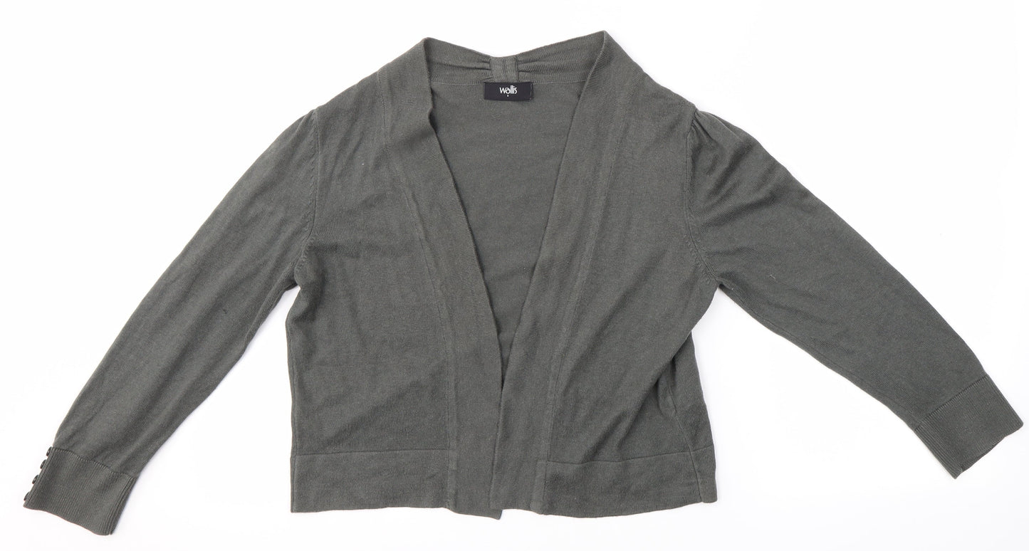 Wallis Womens Grey   Cardigan Jumper Size S