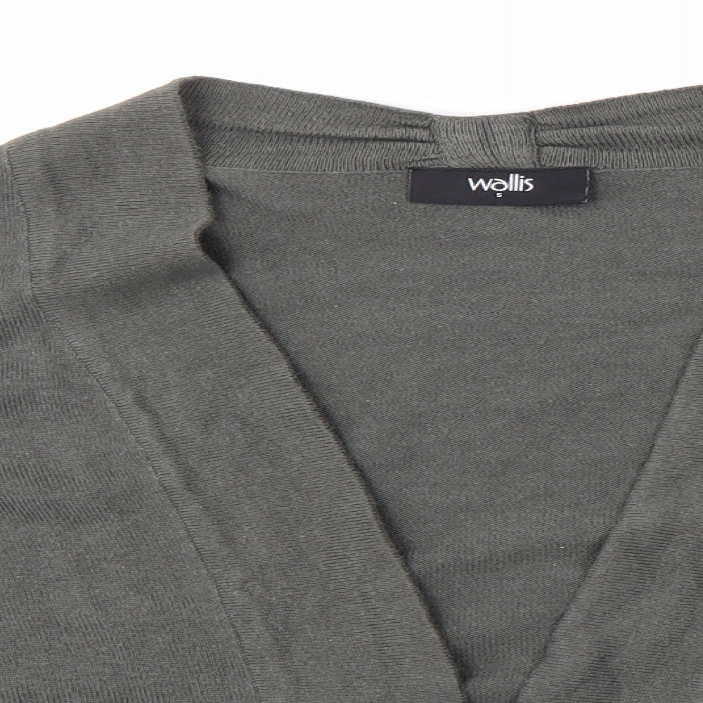 Wallis Womens Grey   Cardigan Jumper Size S