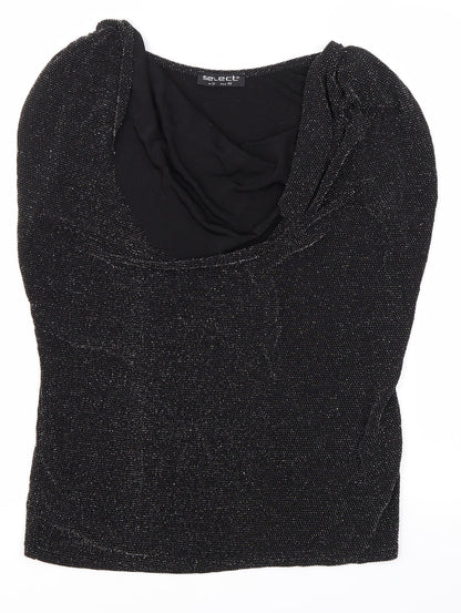 Select Womens Black   Basic Blouse Size 14