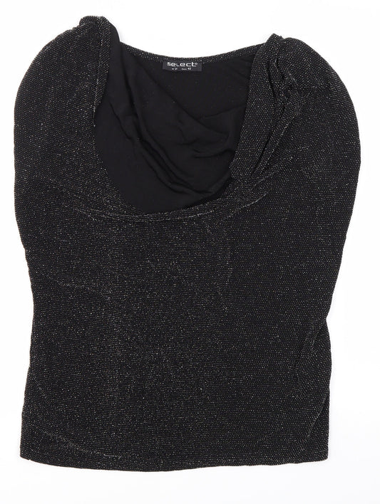Select Womens Black   Basic Blouse Size 14
