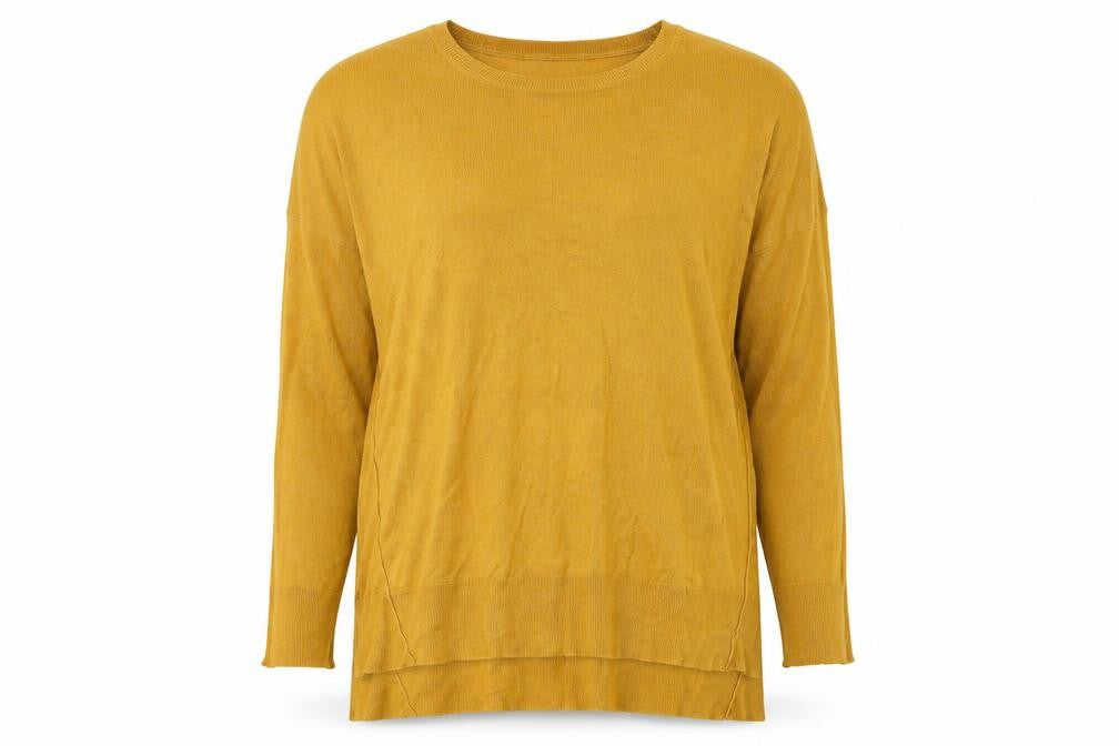 New Look Womens Yellow   Pullover Jumper Size 14