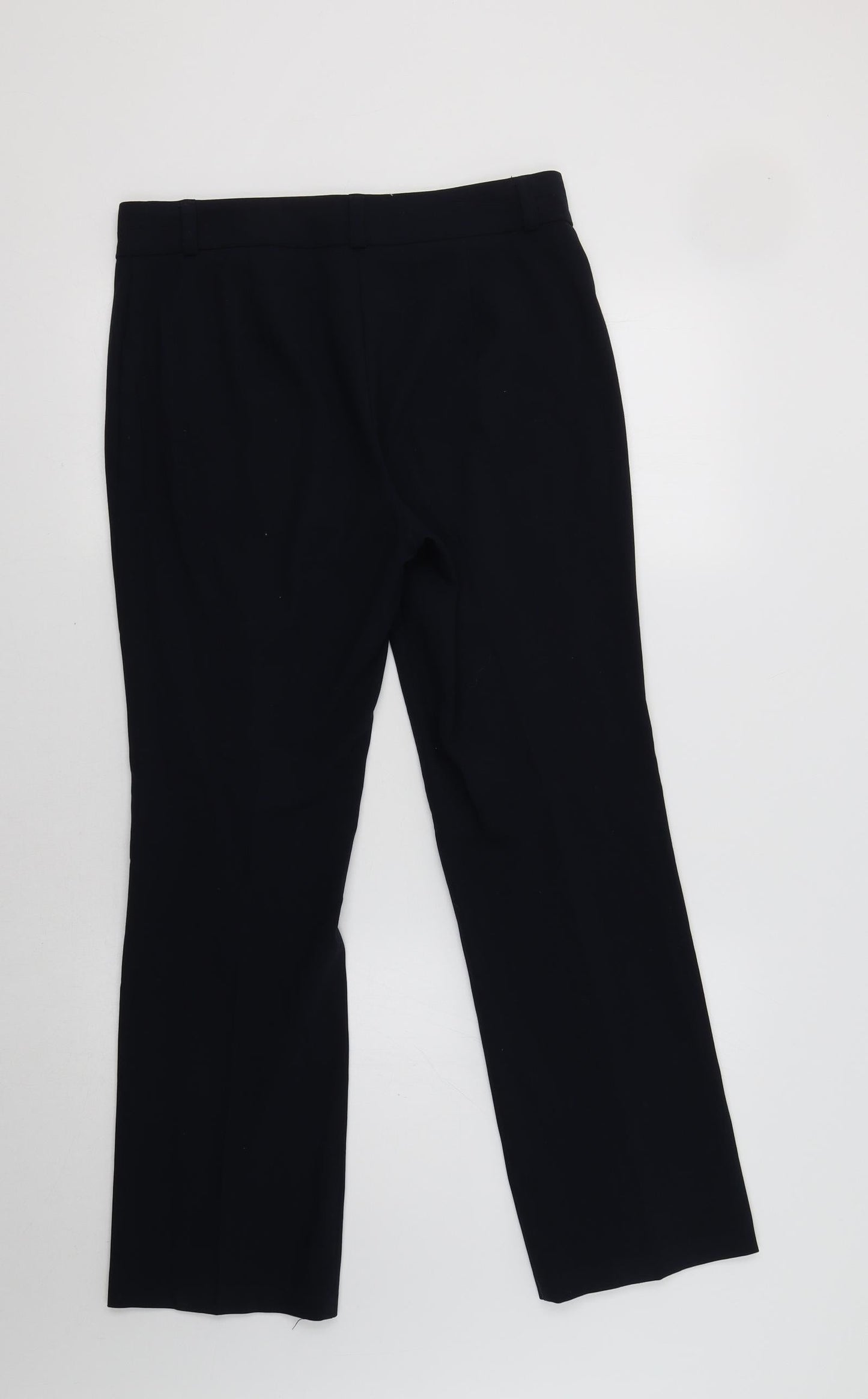 M&S Womens Blue   Dress Pants Trousers Size 10 L29 in