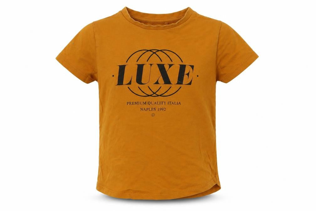 River Island Girls Yellow   Basic T-Shirt Size 2-3 Years