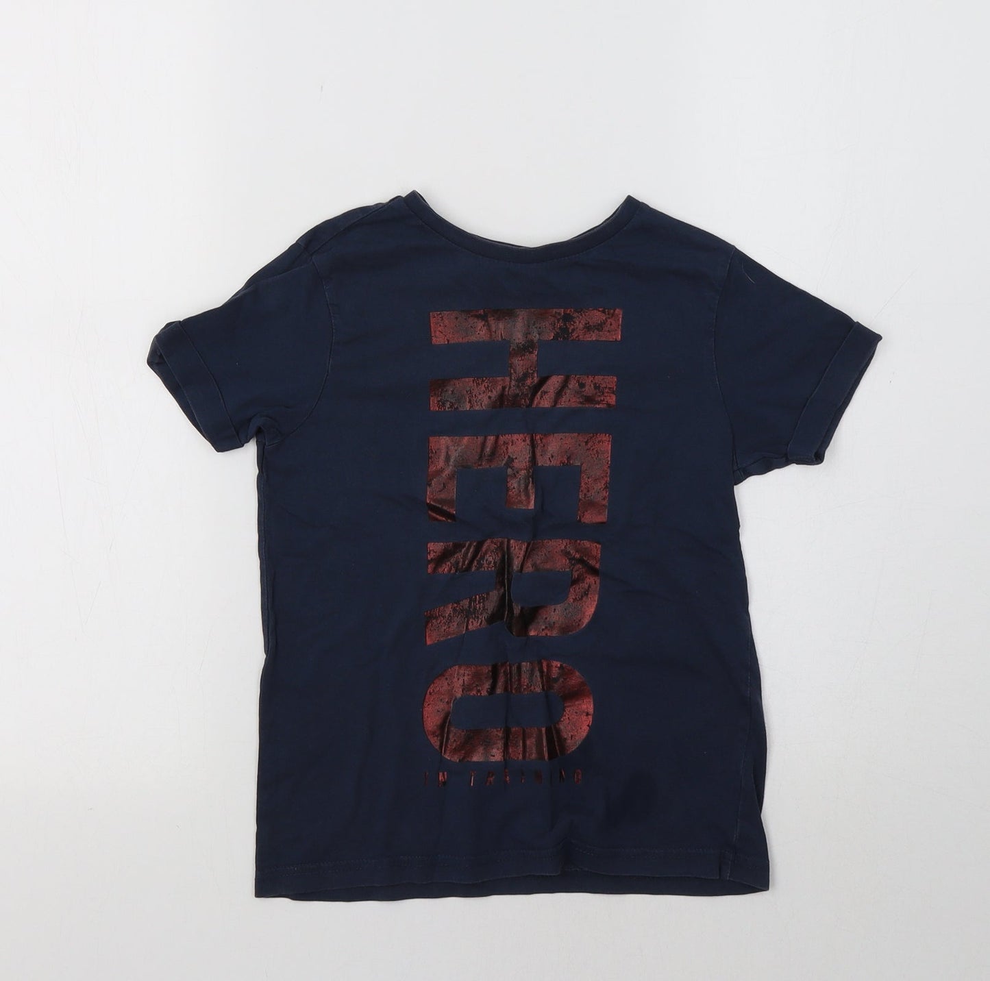 George Boys Blue   Basic T-Shirt Size 6-7 Years  - Hero
