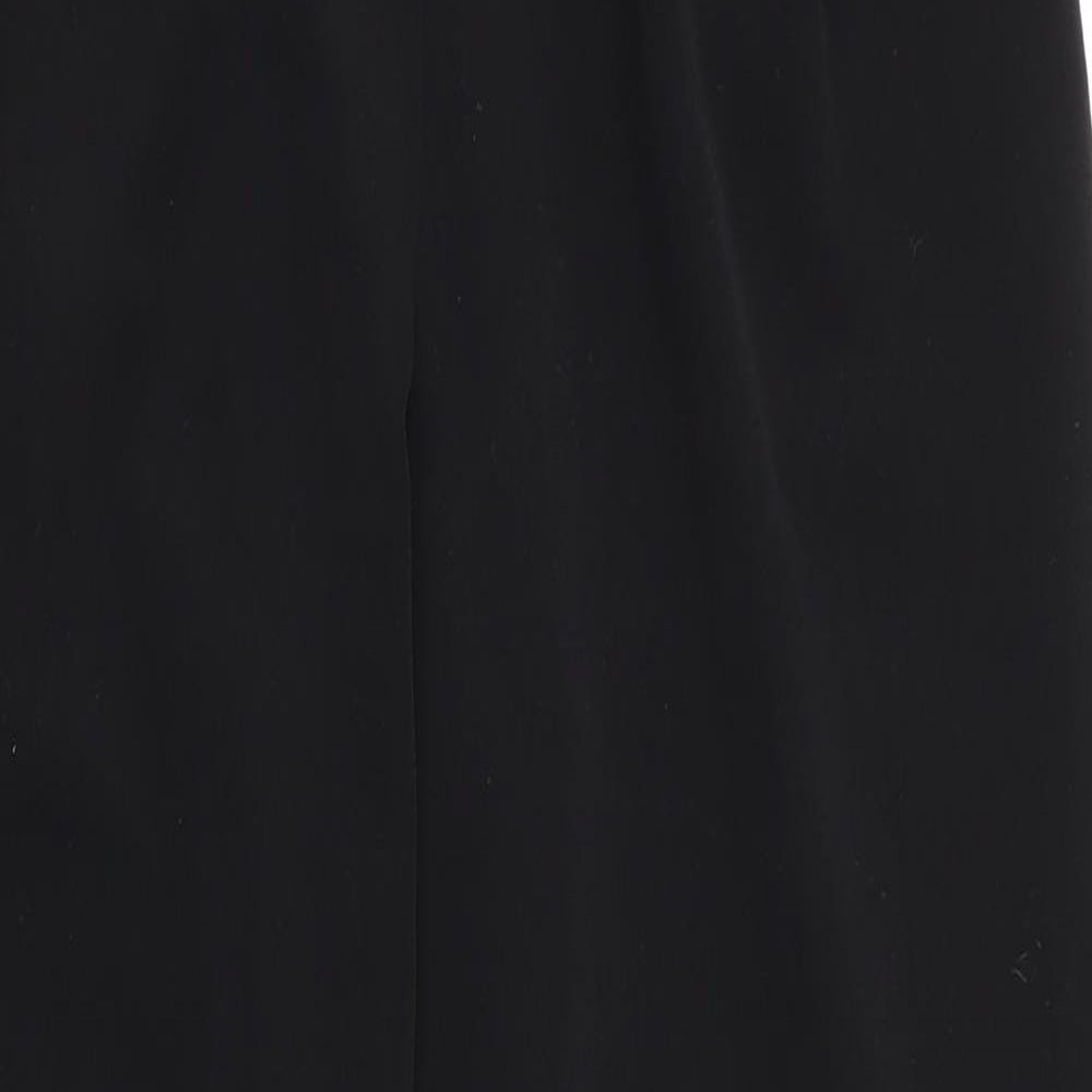 FOREVER 21 Womens Black   Trousers  Size S L26 in - elasticated back