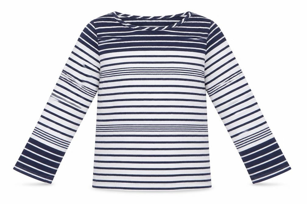 Let's Sail Away by Next Girls Blue Striped  Basic Casual Size 5 Years  - Blue and white stripe