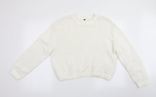 Preworn Womens Ivory   Pullover Jumper Size M